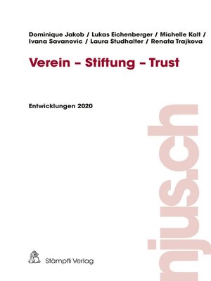 cover image of Verein--Stiftung--Trust